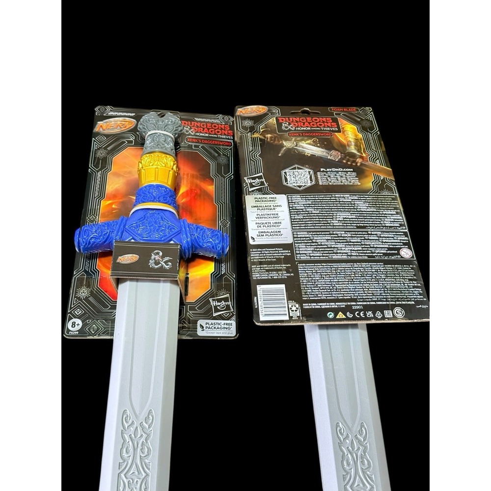 2 NEW Nerf Dungeons & Dragons Xenk's DaggerSword Honor Among‎ Thieves LARP PROPS - Picture 3 of 3